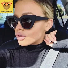 Занавес Lunette de Soleil европейский и американский Ретро кошачий глаз солнцезащитные очки тренд Дикий Стиль Солнцезащитные очки fation солнцезащитные очки