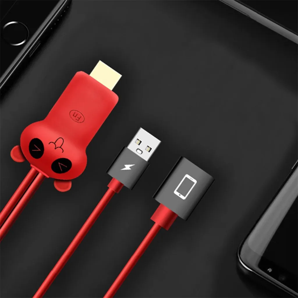 Универсальный USBC Micro-USB к HDMI 4 К кабель HDTV Цифровой AV адаптер для Apple Android