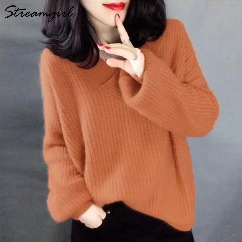 Winter Sweater Women Oversize Warm Pullovers