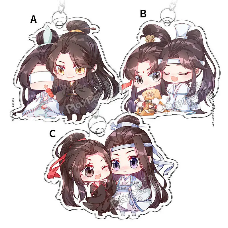 Аниме брелок на ремешке Grandmaster Of Demonic Cultivation MDZS Couples Yaoi Wangji Mo Dao Zu Shi | Украшения и
