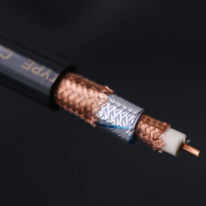  HIFI  OFC OCC  1 ھ ǵ RCA XLR , 10mm 10.5m rf  ̺  ̾ Ŀ ̺