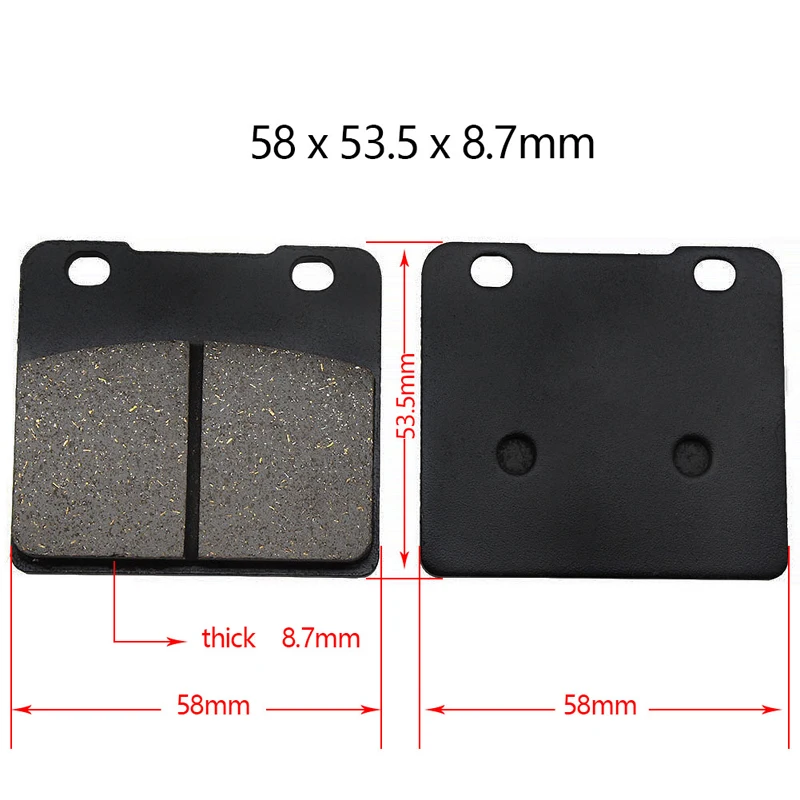 Motorcycle Front And Rear Brake Pads For SUZUKI GSX1100 GSX 1100 katana GV1400 GV 1400 Cavalcade VS1400 VS Intruder VL 1500 | Автомобили и