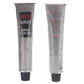 

New 1Pc 100Ml Fashion Smoky Gray Punk Style Light Gray Silver Color Nature Permanent Super Hair Dye Cream Girls Beauty Hair