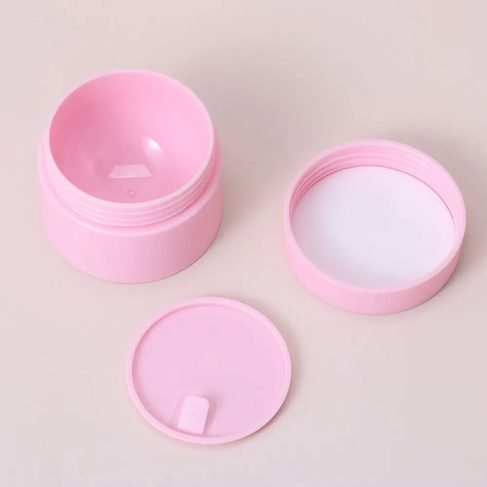 1Pcs 빈 꽉 컨테이너 빈 여행 PP 페이셜 크림 항아리 화장품 플라스틱 상자 화장품 리필 병 5g /15g/20g/30g/50g