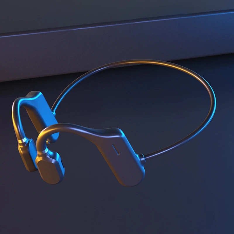Bone Conduction Earhook Earphone Wireless Bluetooth 5 0 Open Headset Handsfree Calls Business Driving Stereo Headphone