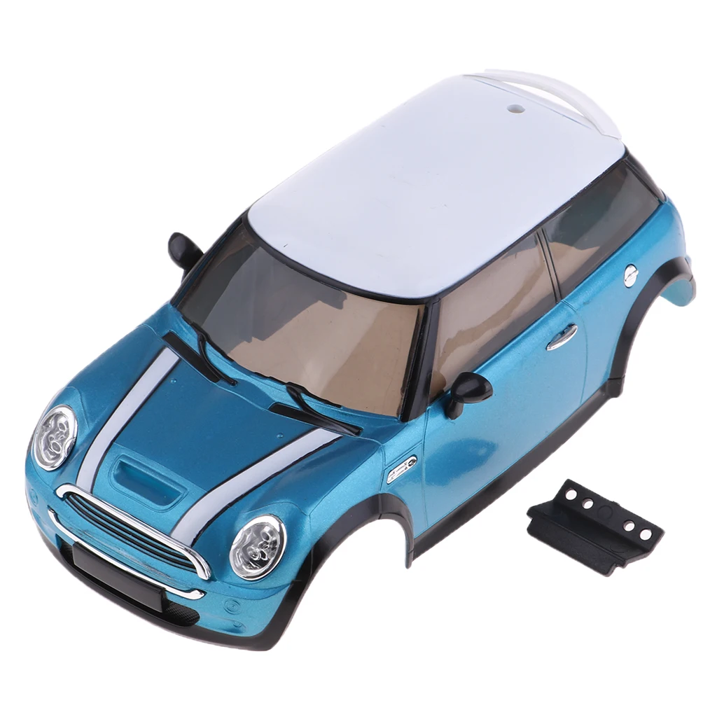 RC 1:28 Flat Running On-Road Car  Car Plastic Car Shell Bodywork Blue