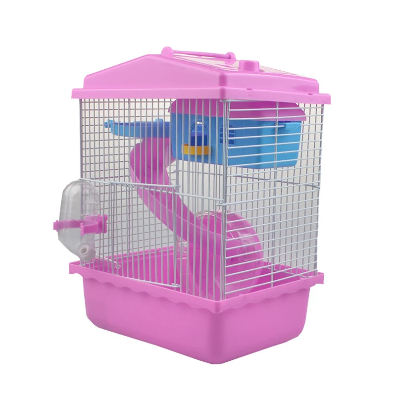 

Pet Cage Hamster Cage Hamster House Double Layer House For Hamster Pet Animal Cave Nest Pet House Products 21*15*30cm