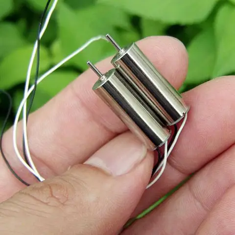 2PCS Micro 720mm Coreless Motor DC 42V 43000RPM High Speed NdFeB Strong Magnetic HM 720 Motor DIY RC Drone Quadcopter Airplane title=