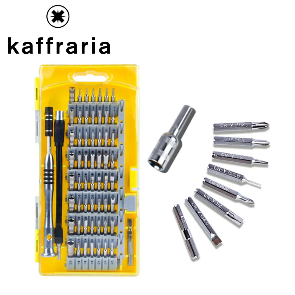 Набор многофункциональных отверток Kaffraria 60 в 1 прецизионный бит портативный