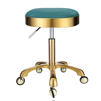 

Lifting Stool Stool Explosion-proof Stool Barber Chair Work Bench Hairdressing Salon Rotating Stool Round Pulley Master Chair