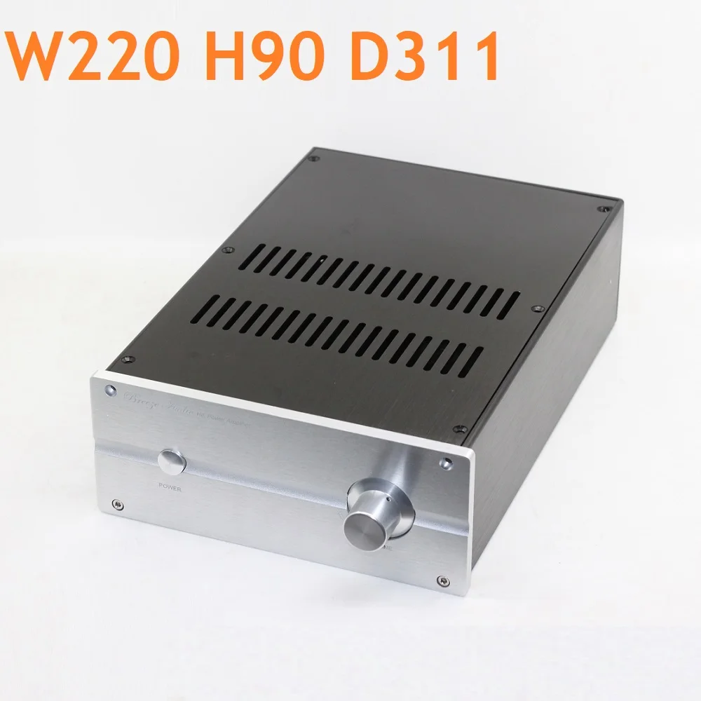 

Multi Function DIY Aluminum Cabinet Power Amplifier Preamp Amp Headphone Housing DAC Case Hi-End Switch Chassis W220 H90 D311