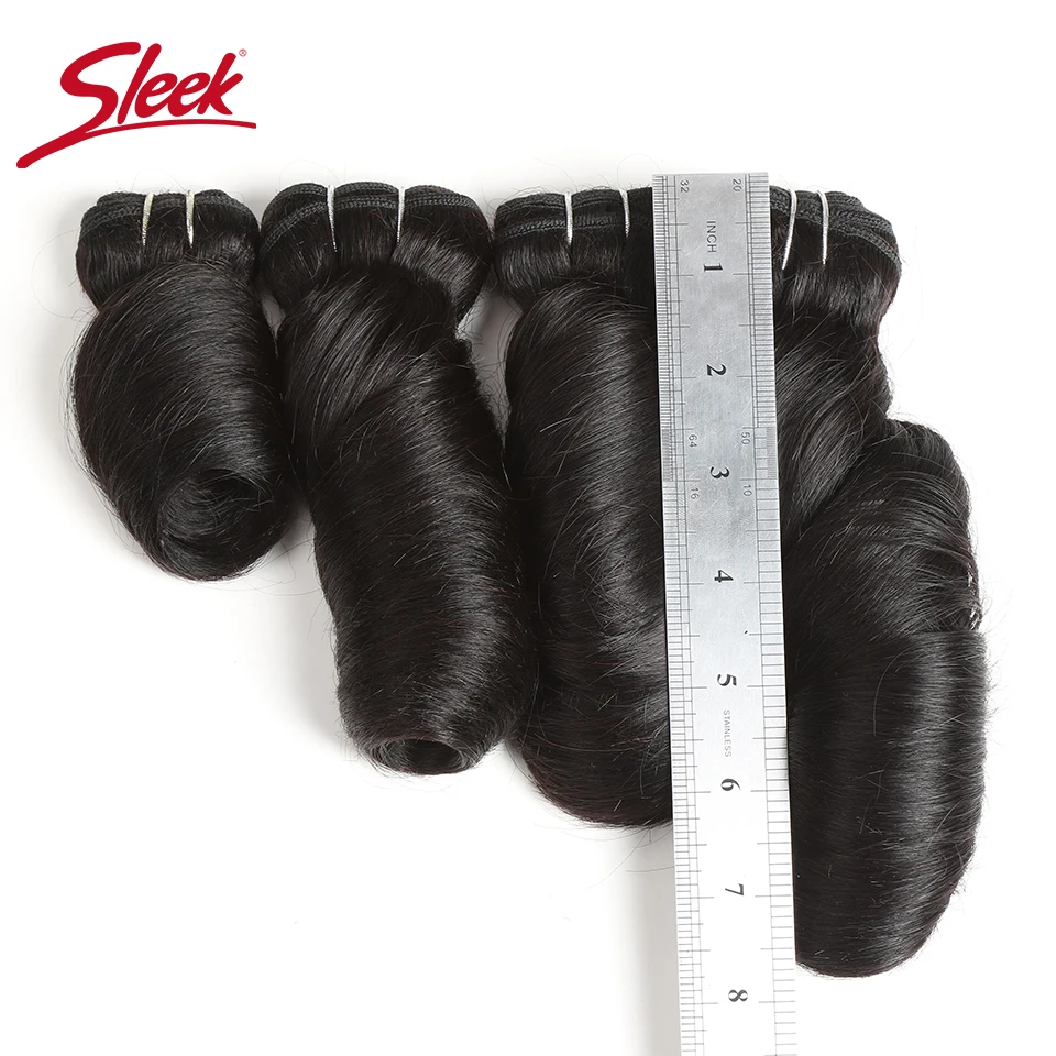 Sleek Brazilian Loose Wave Double Drawn Human Hair Natural Color 160 gram Bundles Hair Weave Extension 4Pcs