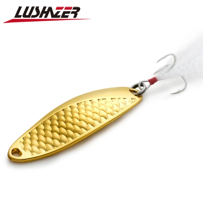 Рыболовная приманка ложка наживка для спиннербейта с металлическими блесны на