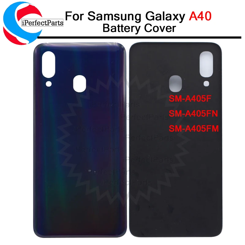 Задняя крышка для samsung Galaxy A40 A405 A405F, стеклянный корпус для samsung A40, задний Чехол