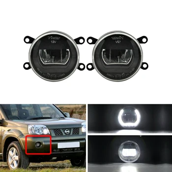 

Front Led Fog Light Assembly Kit W/ Guide DRL Halo Rings For Nissan NAVATA X-TRAIL X TREEA Pathfinder Car Styling Fog Lamp