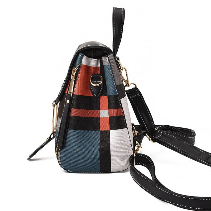 Высококачественный Женский рюкзак из искусственной кожи, сумка для девочек-подростков, школьная сумка на плечо, многофункциональная сумка-рюкзак, ручная сумка через плечо