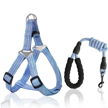 

Soft Pet Dog Harness Leash Set Adjustable Chihuahua Harness Vest Dog Leash for Small Medium Dogs Cats Pet Products Walking