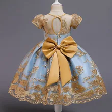 Платье для девочек; элегантное Новогоднее детское праздничное платье принцессы; свадебное платье; Детские платья для девочек; платье для дня рождения; Vestido; одежда