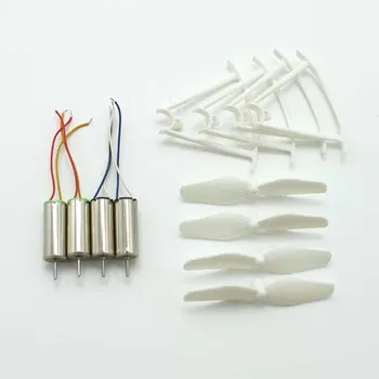 

4pcs RC Drone Motors CCW CW Engine Motor Propellers Blades Protective Rings Drone Spare Parts for SYMA X20/X20S Quadcopter fz