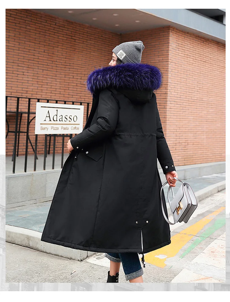AYUNSUE, пальто из искусственного меха, женская одежда,, зимняя куртка, женские куртки, пальто из искусственного меха, верхняя одежда, теплая парка для женщин, Veste Femme yy247