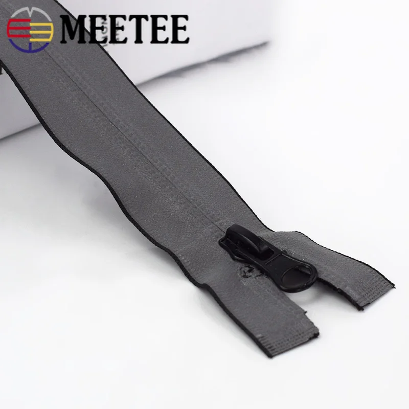 Meetee 5 # нейлоновые молнии Светоотражающие Водонепроницаемые 20 см закрытые 40 80
