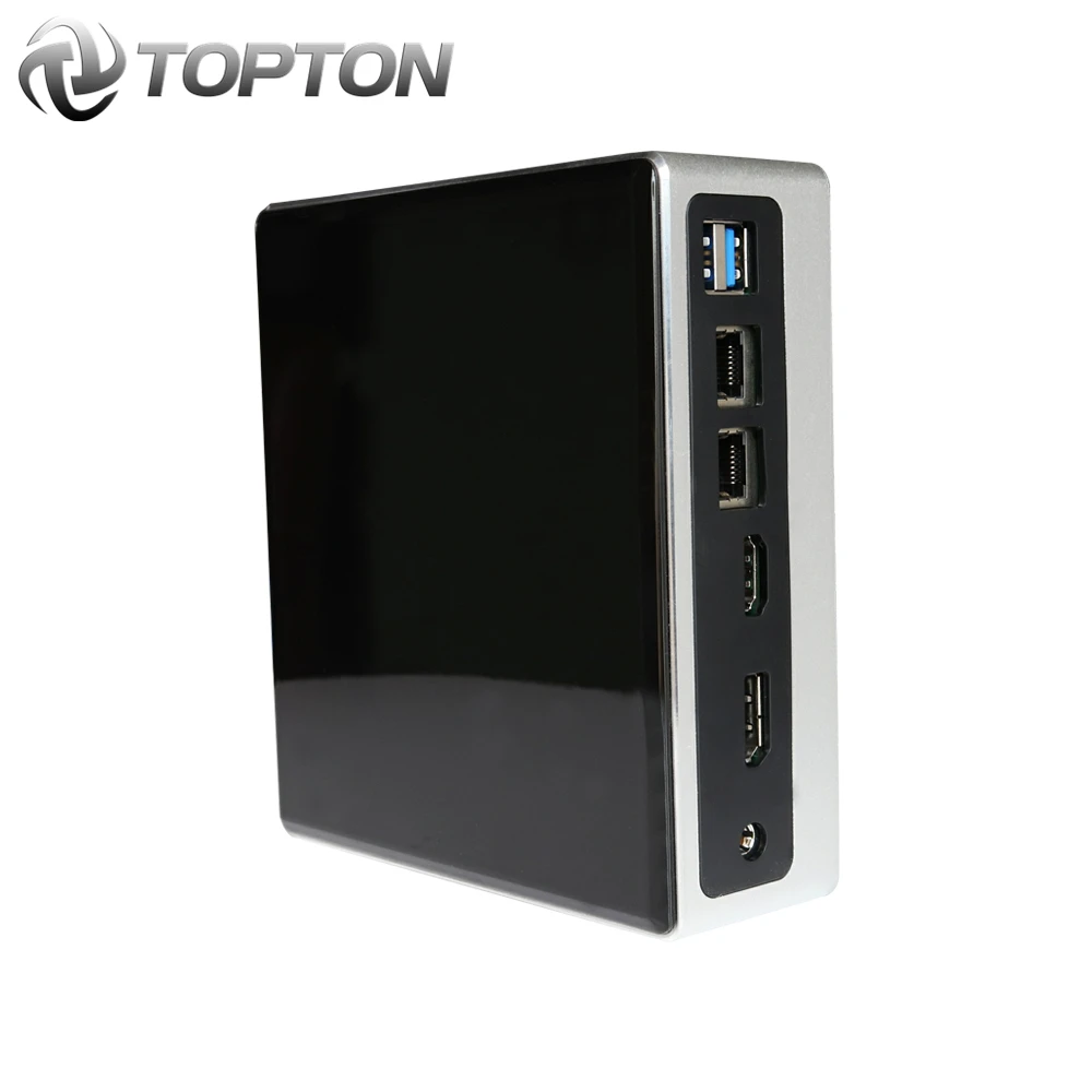 Карманный мини ПК 2 * DDR4 Windows 10 Intel Core i5 8250U i7 8550U микро компьютер M.2 SSD UHD Graphics 620 AC Wi Fi