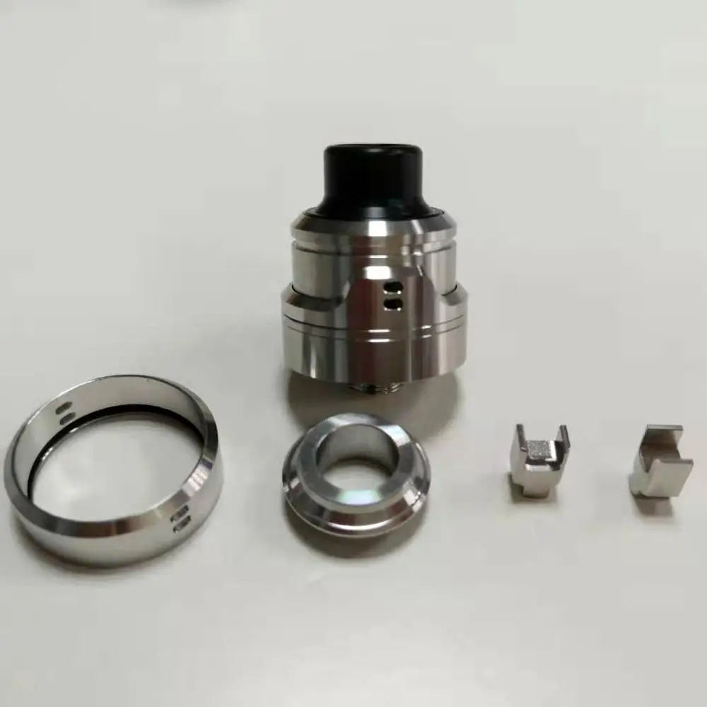 

YFTK AIRLab RM (Remastered) Style RDA Rebuildable Dripping Atomizer 316 Stainless Steel with BF Pin Silver 22mm Diameter