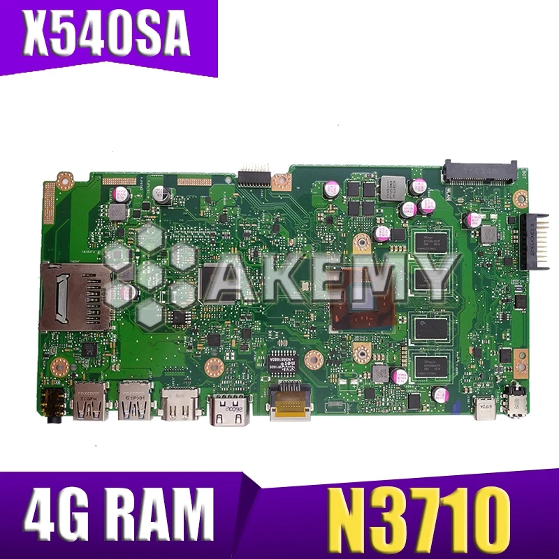 

X540SA Laptop motherboard for ASUS VivoBook X540SA original mainboard 4GB-RAM N3700