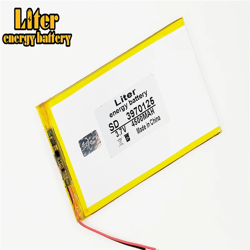 3.7V 4500mah 3970125 Lithium Polymer Li-Po Rechargeable battery For DIY GPS Power bank Tablet PC MID DVD PAD | Компьютеры и офис