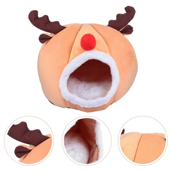 

1pc Christmas Pet Sleeping Bed Comfortable Soft Durable Cat House Tent Pet Beds Cat Supplies for Kitten