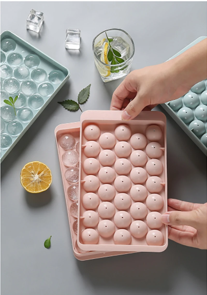 ORION Lot De 20 Glaçons Colorés En Forme De Fruits - Moule à Glaçons Réutilisable Pour Boissons