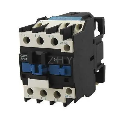 

CJX2-3201 DIN Rail Mount Contactor 32A 3 Poles AC Coil 380V