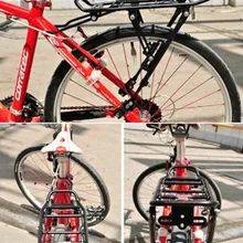 Стиль дисковые тормоза алюминиевый сплав задняя стойка горный велосипед полка велосипедный задний Перевозчик задняя стока пилотируемые вешалка для одежды