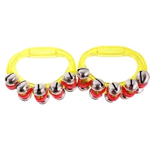 Ручной Тамбурин металлические колокольчики перкуссия дети KTV играть музыкальные игрушки