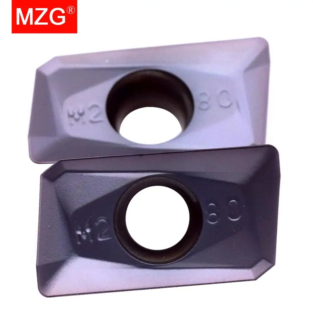 MZG 10PCS APMT 1135 1604 M2 ZP25 Right Angle Shoulder Milling Stainless Steel Semi- Finish Machining CNC Milling Carbide Inserts