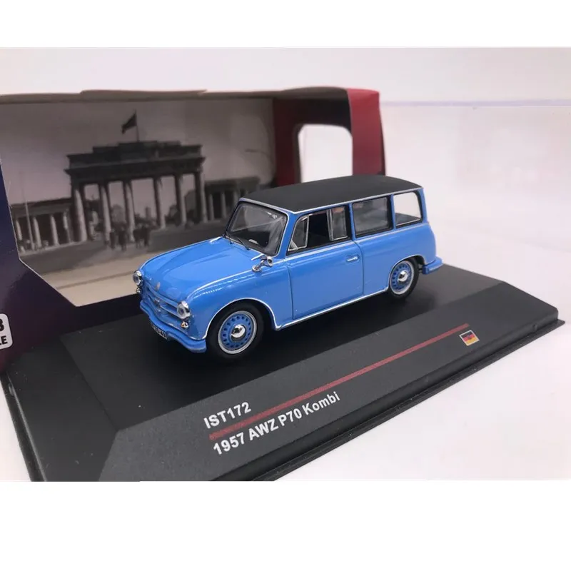 IST 1:43 модель автомобиля из сплава 1957 AWZ P70 kombi металлическая игрушка модель автомобиля коллекция подарок