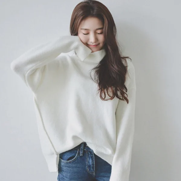 White pullover jumper Clearance