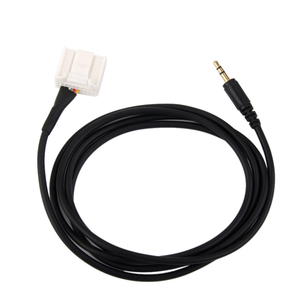 3.5mm Jack AUX Adapter Audio Cable For Toyota LAND CRUISER PRADO 2010/2011