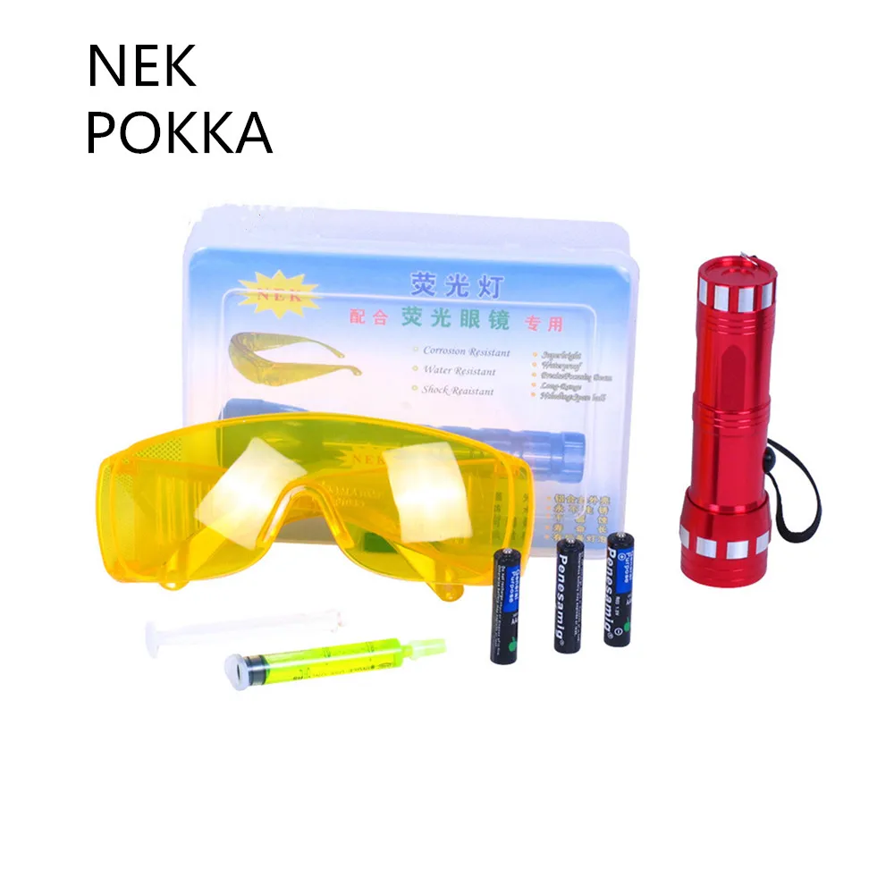 A/C Ultraviolet leak detection,Air conditioning R134a Refrigerant