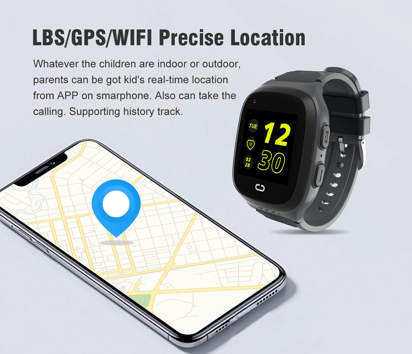 NEW 2022 smart watch kids gps 4G LT31 Waterproof baby SOS Positioning SIM Card Anti-lost Smartwatch Sound Guardian