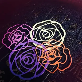 

Embossing Stencils Durable 2pcs/Lot Rose Flower Scrapbooking Home Cutting Dies Steel Metal Crafts Papercrafts Scraper Card