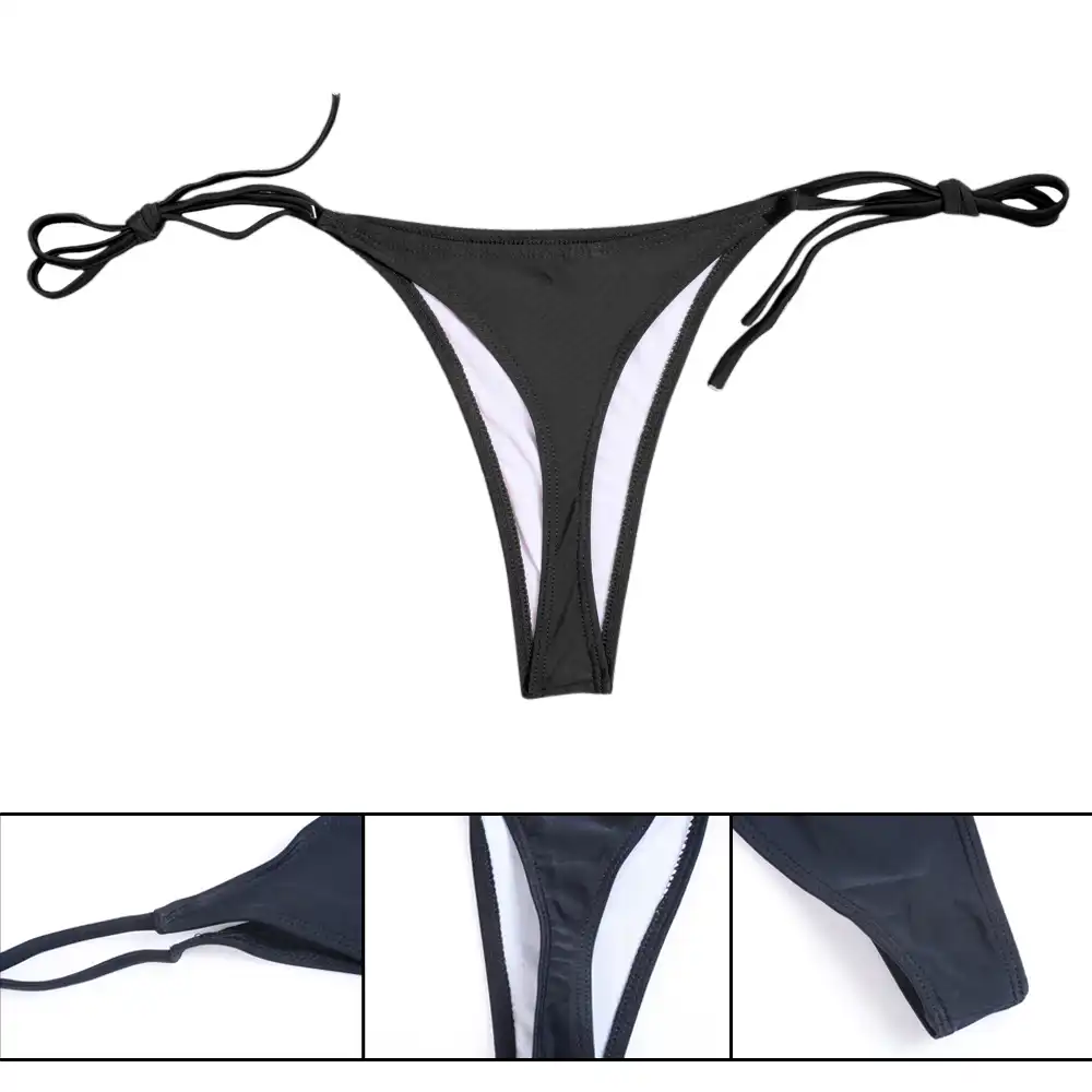 Women Micro Teardrop G Strings Sexy Cheeky Mini Bikini Thong Swim