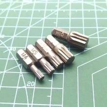 Новые 5 шт/упаковка, Тип Сплайн Бит фигурная отвертка бит M4 M5 M6 M8 M10-L25mm S2 Сталь 1/" шестигранным хвостовиком ручной инструмент деталь