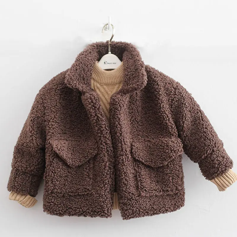 Girl Jacket thick warm Kids autumn winter Clothes Children Jacket for Baby Boys Outerwear Girls Coat toddlers 90~130 cotton