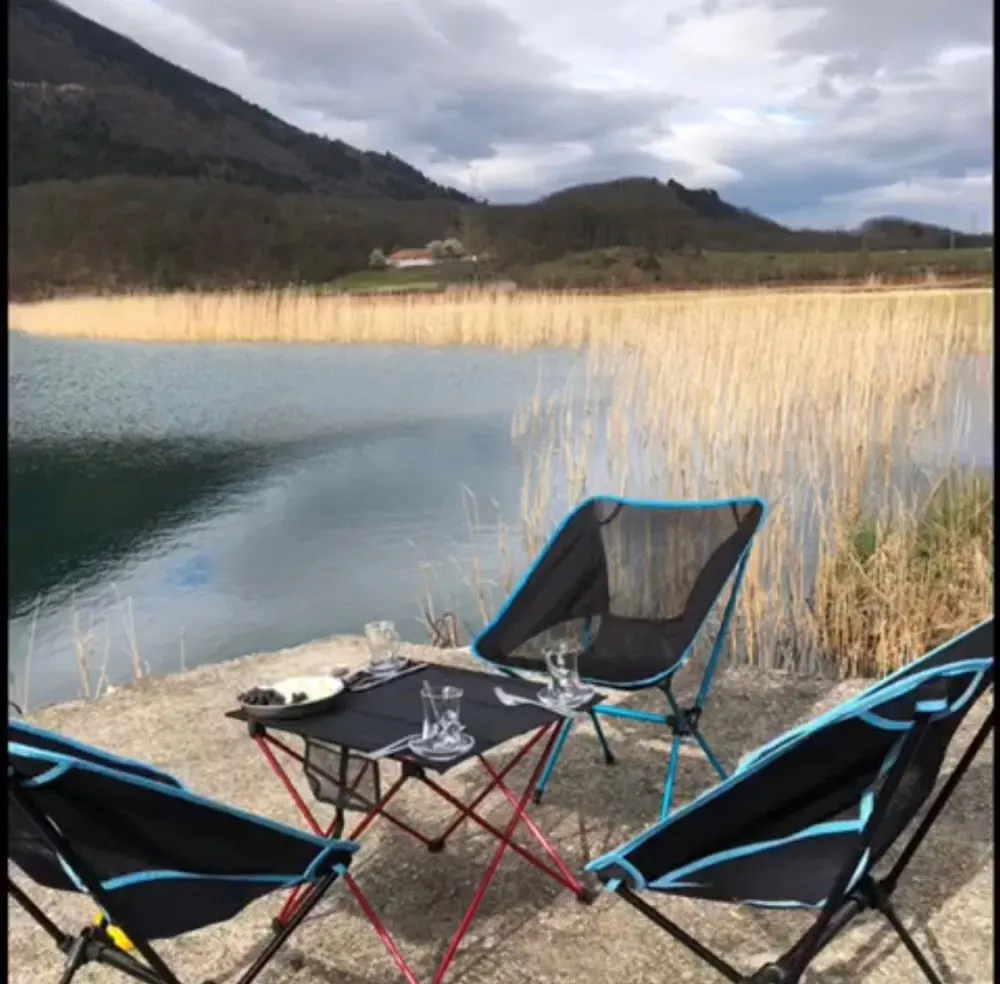 CSS портативный складной стол Кемпинг Открытый Пикник 6061 алюминиевый сплав ультра