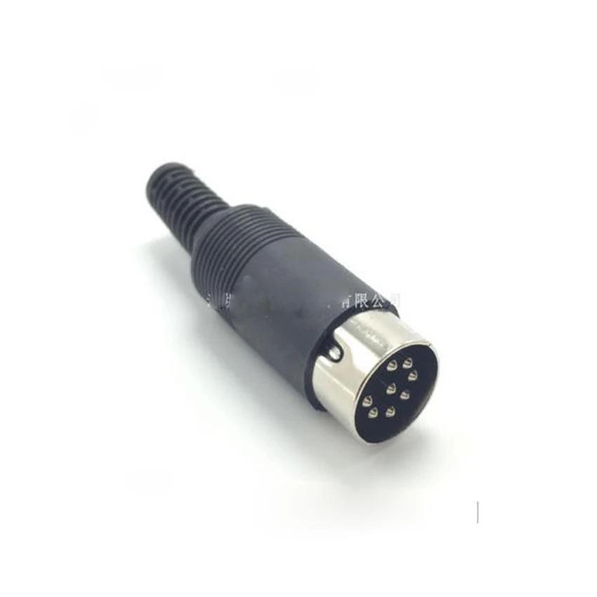 10pcs/lot Ps2 Md 8pin 8p S Terminal Male Jack/plug Connector Ps28p For