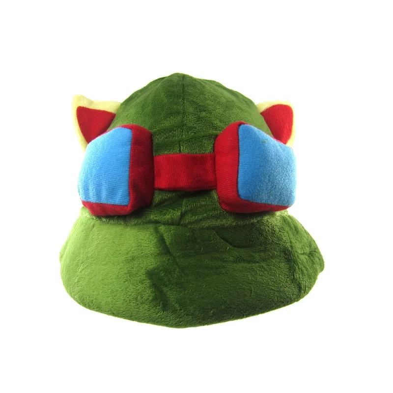 Game LOL Swift Scout Teemo Hat High Quality Plushie Cute Cosplay Cap