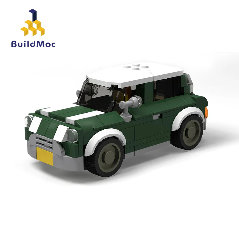 

Buildmoc City Speed Champion Racers Match Service Station Mini Educational Kids Toys Block Set Racing Building Brick Toy