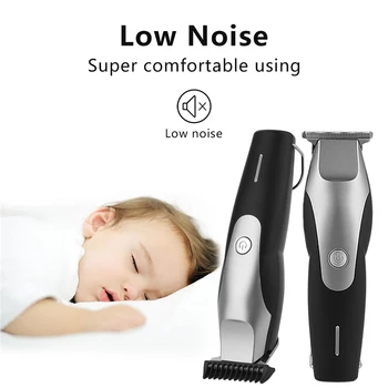 

Mini T Blade Electric Hair Trimmer Low Noise Cordless Hair Clipper Men Beard Shaver 3H Quick Charge Haircut Barber Strong Motor