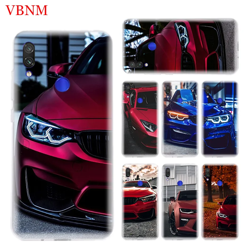 Синий и красный цвета для Bmw крышка чехол телефона Xiaomi Redmi Note 7 фотоаппаратов